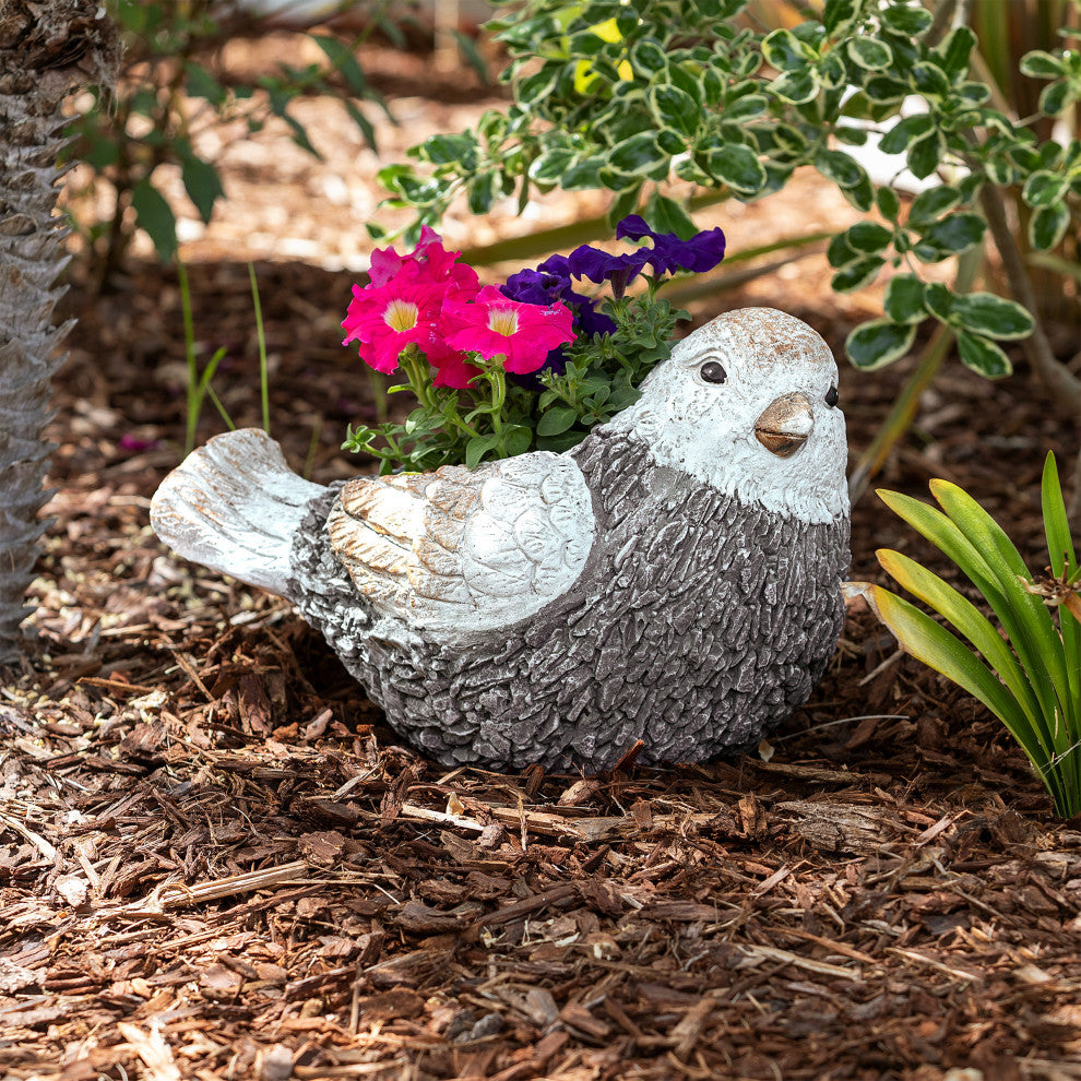 Bird Planter, 11"