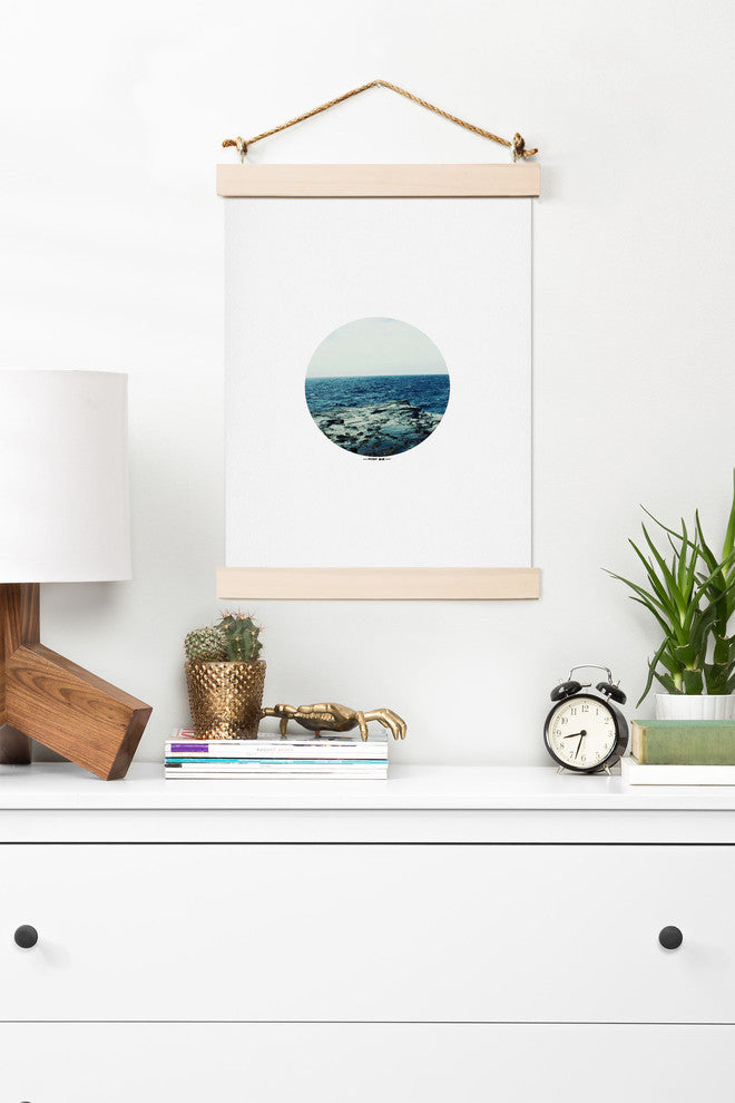 Deny Designs Leah Flores Ocean Blue Art Print