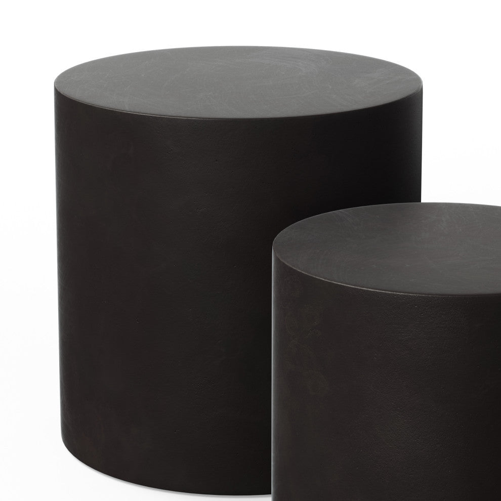 Mixx, Una Pedestal, 2-Piece Set, Lava