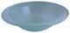 Above Counter Glass Vessel Basin - Frosted Green