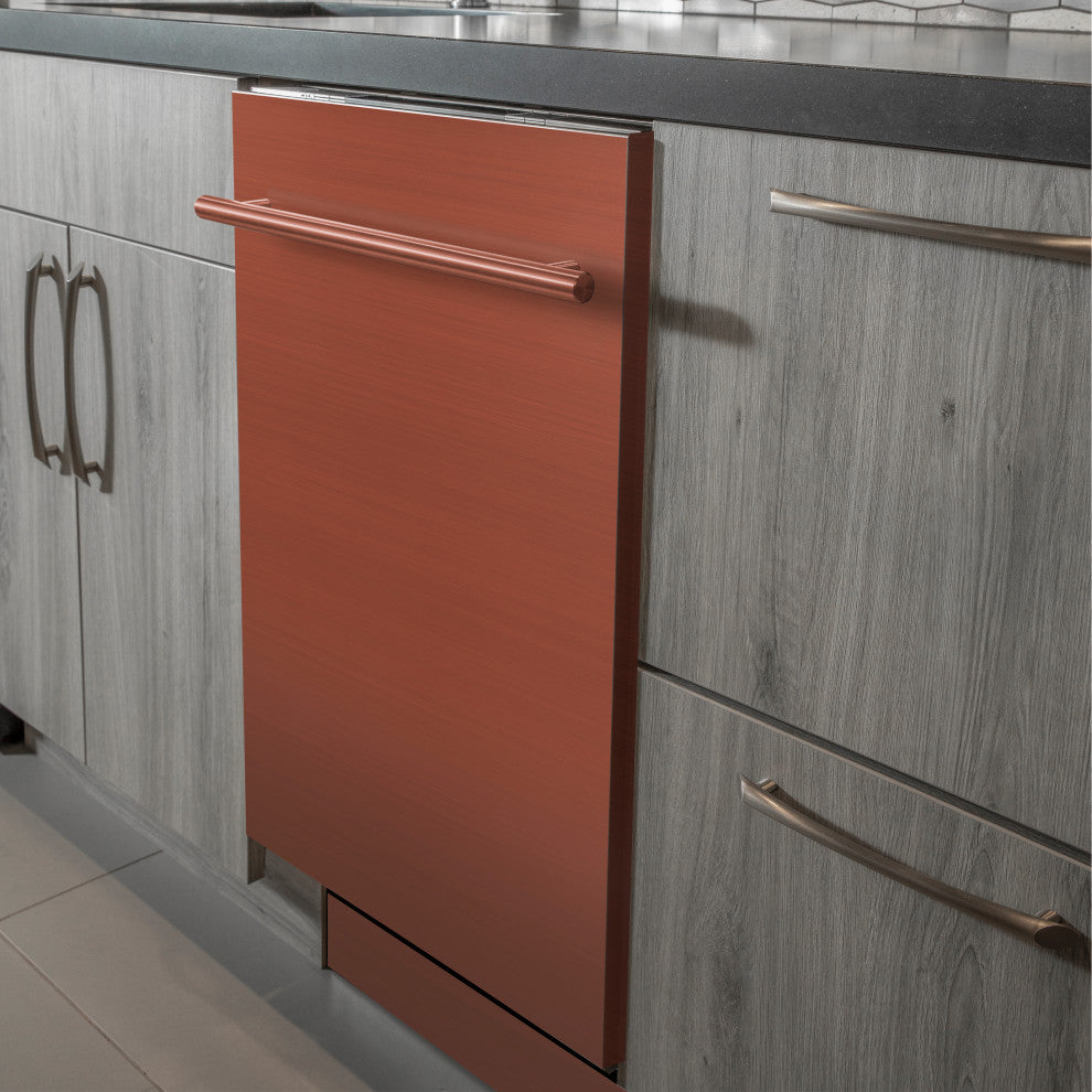 24" Top Control Dishwasher, Copper With Stainless Steel Tub, DW-C-24