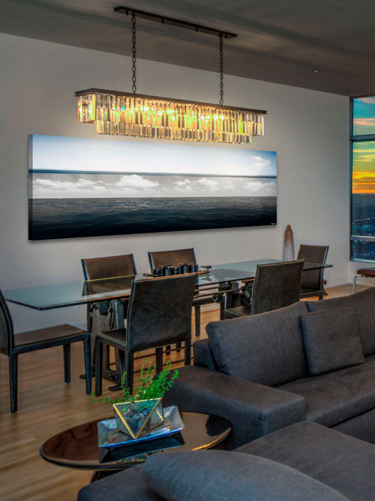 "Fading Clouds" Print on Canvas, 60"x20"
