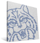 ARZ Wildcats Typo Canvas Print, 16"x16"