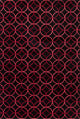 Allie Geometric Circles Contemporary Area Rug, 8'x10'