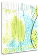 "Blue And Green Abstract" By Sarah Ogren, Giclee Print on Gallery Wrap Canvas
