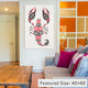 "Grey Pink Scorpion Artprint" by Cat Coquillette, 26x18x1.5, 1-Piece