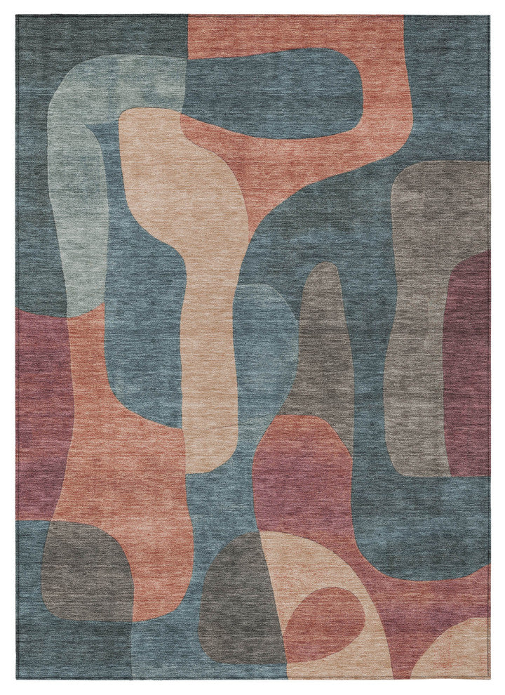Machine Washable Indoor/Outdoor Chantille ACN1867 Sage 8' x 10' Rug