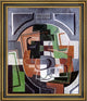 Juan Gris Still Life on Plaque - 16" x 20" Framed Premium Canvas Print