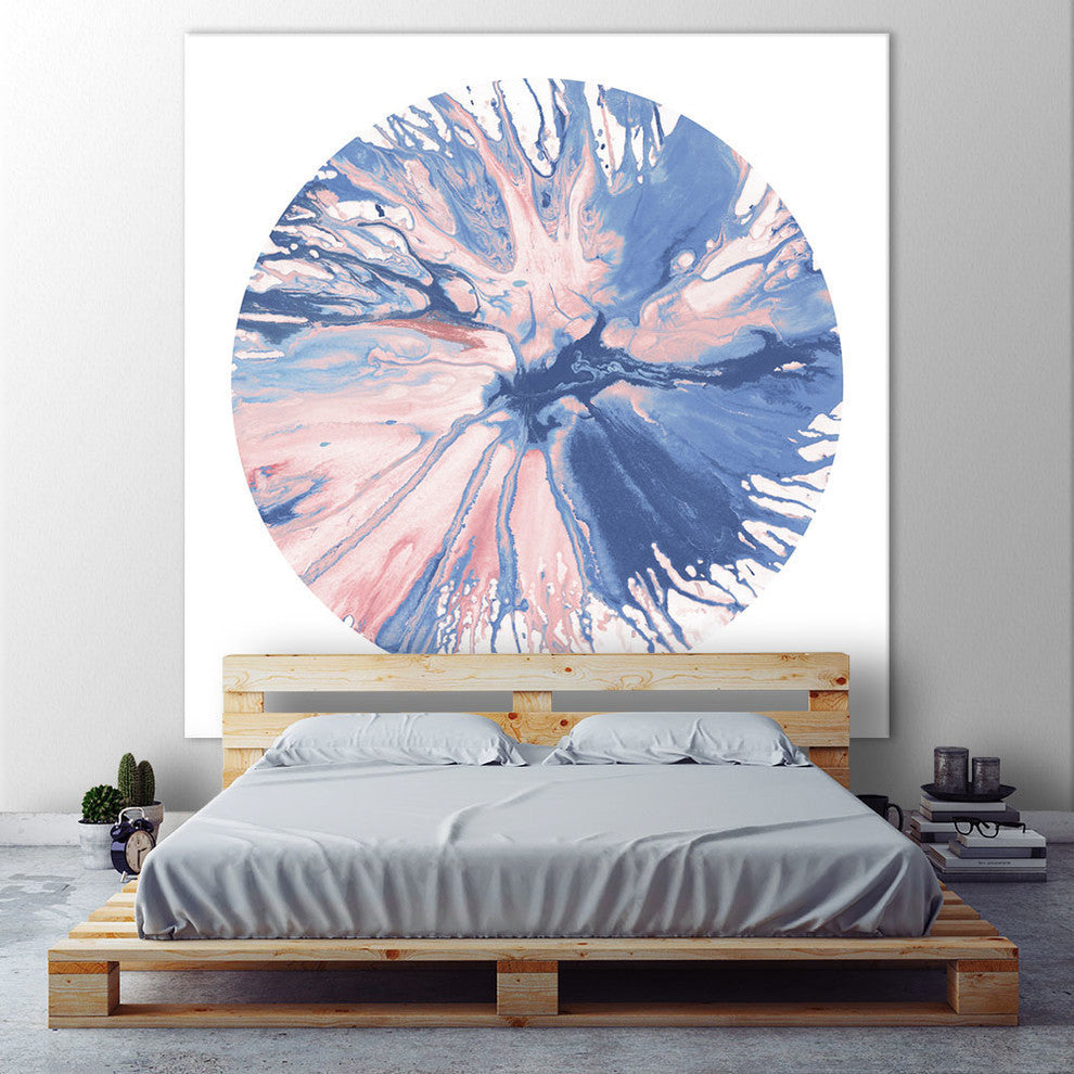 "Spin Art 21" Fine Art Canvas Print, 54"x54"