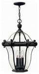 Outdoor San Clemente 3-Light, Museum Black