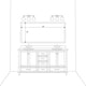 Crenshaw Framed Wall Mirror, Silver, 28" X 60"