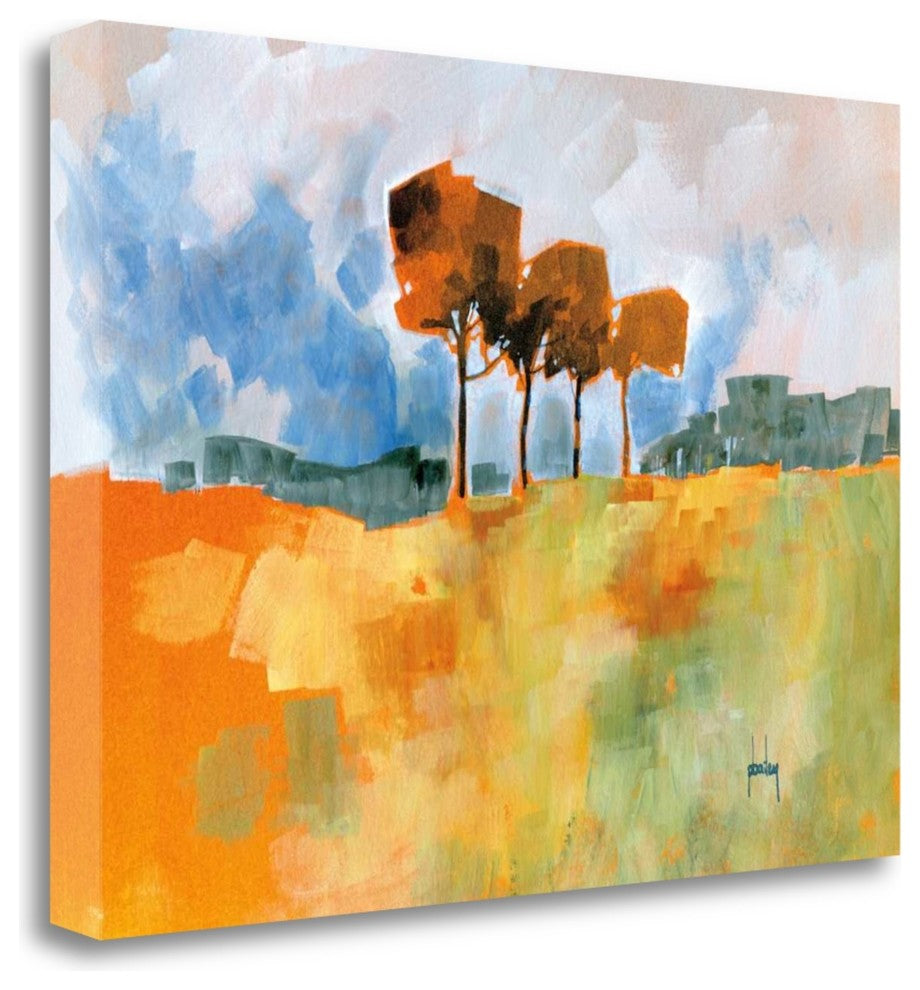 "Four Trees" By Paul Bailey, Giclee Print on Gallery Wrap Canvas, Ready to Hang