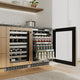 ZLINE 24" Dual-Zone Wine Cooler With Panel-Ready Door