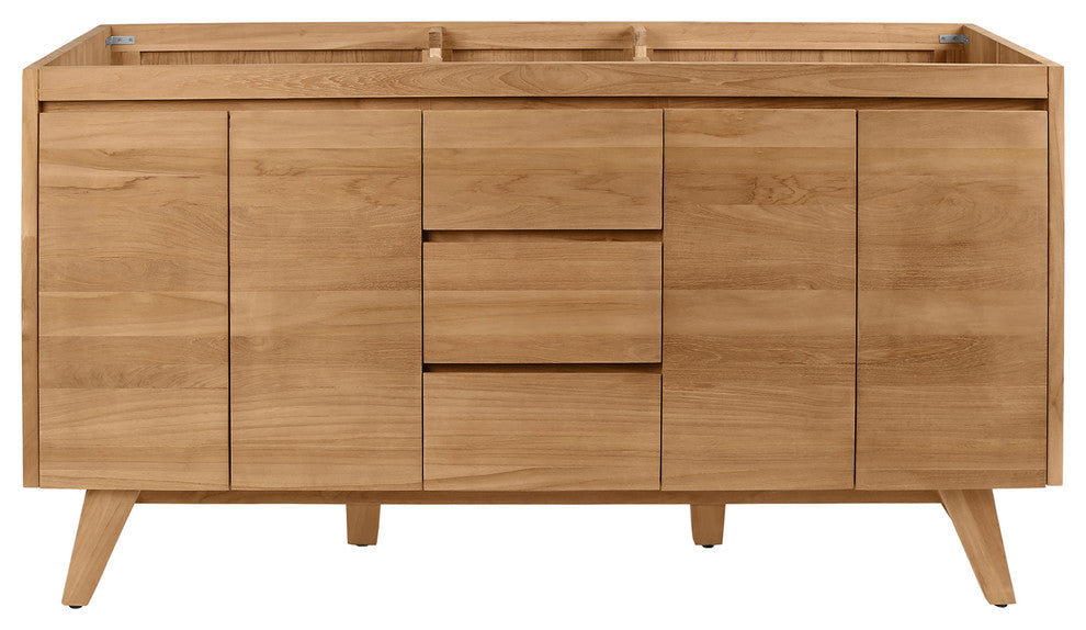 Avanity Coventry 60" Vanity Only, Natural Teak Finish