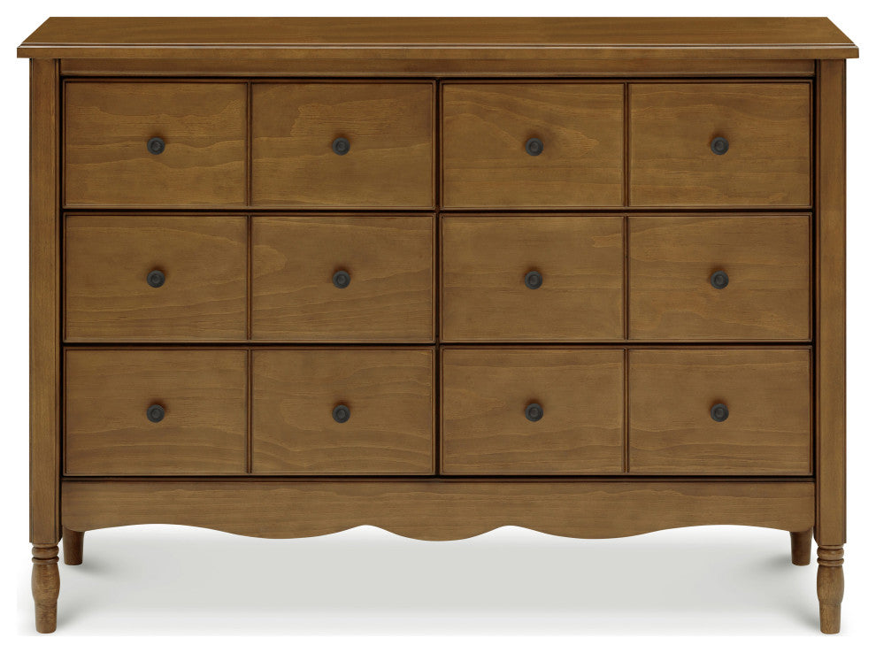 Liberty 6-Drawer Assembled Dresser, Natural Walnut
