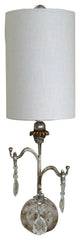 Tivoli 1-Arm Sconce, Silver