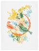 Deny Designs Jenean Morrison Flower And Flight Art Print