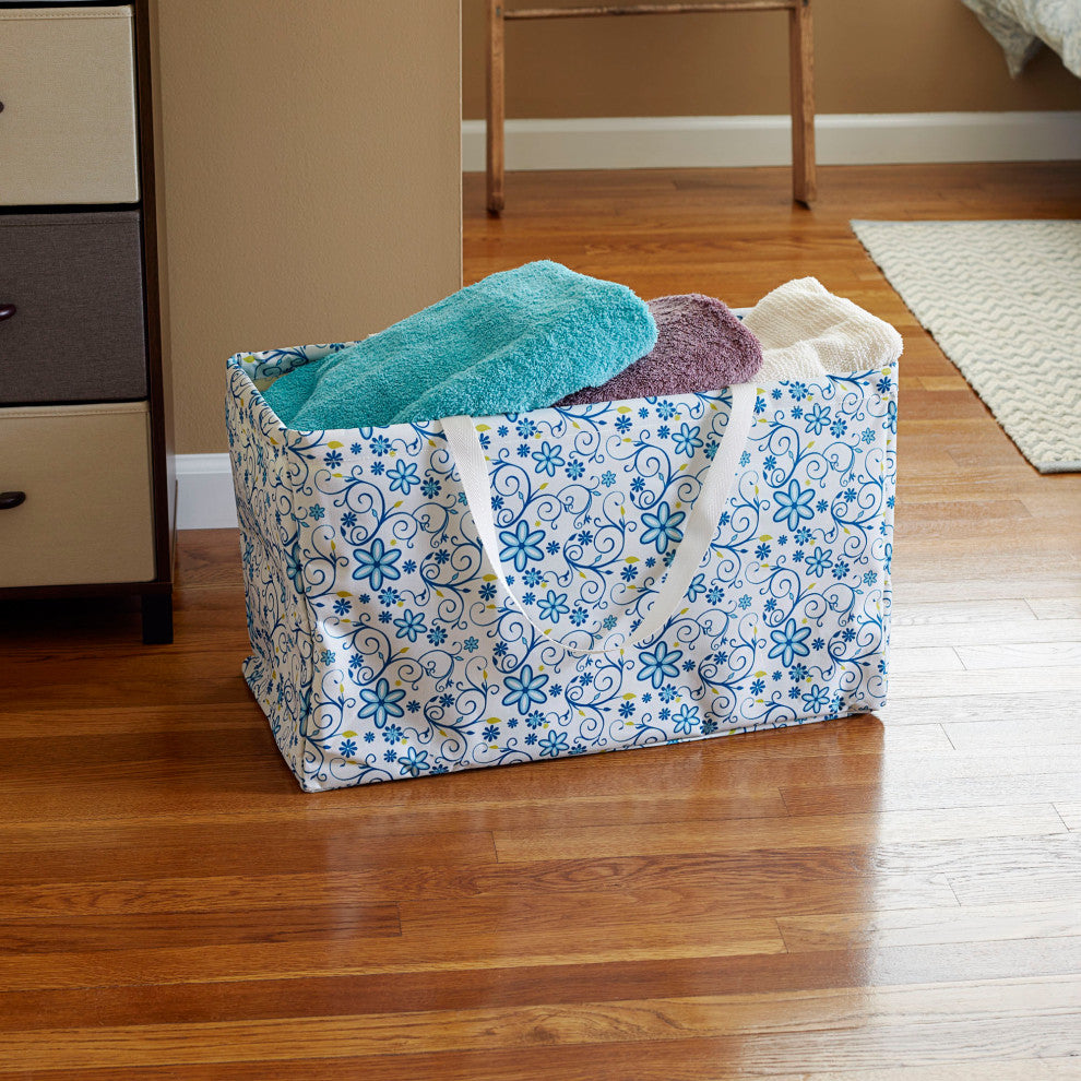 Canvas Utility Tote With Handles