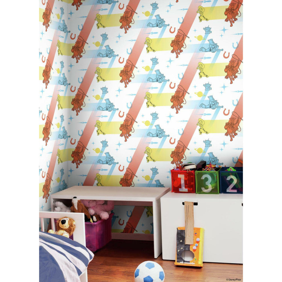 Disney and Pixar Toy Story 4 Retro Wallpaper