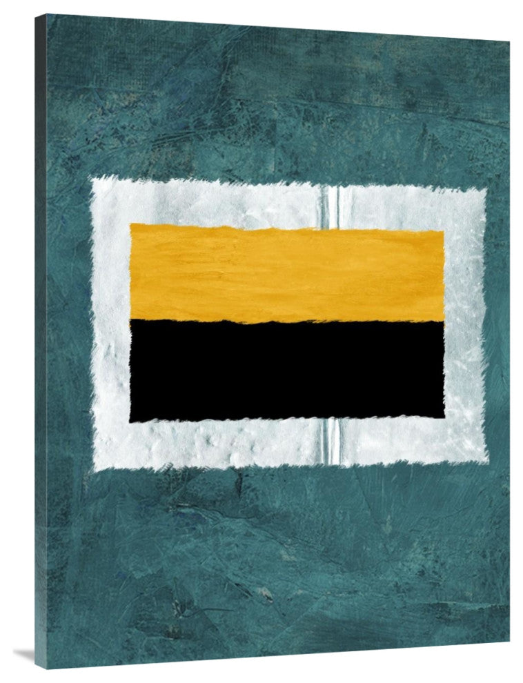 "Green And Yellow Abstract Theme 5" Fine Art Print