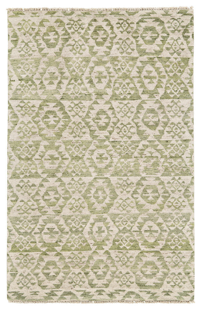 Weave & Wander Shadan Rug, Olive, 5'6"x8'6"