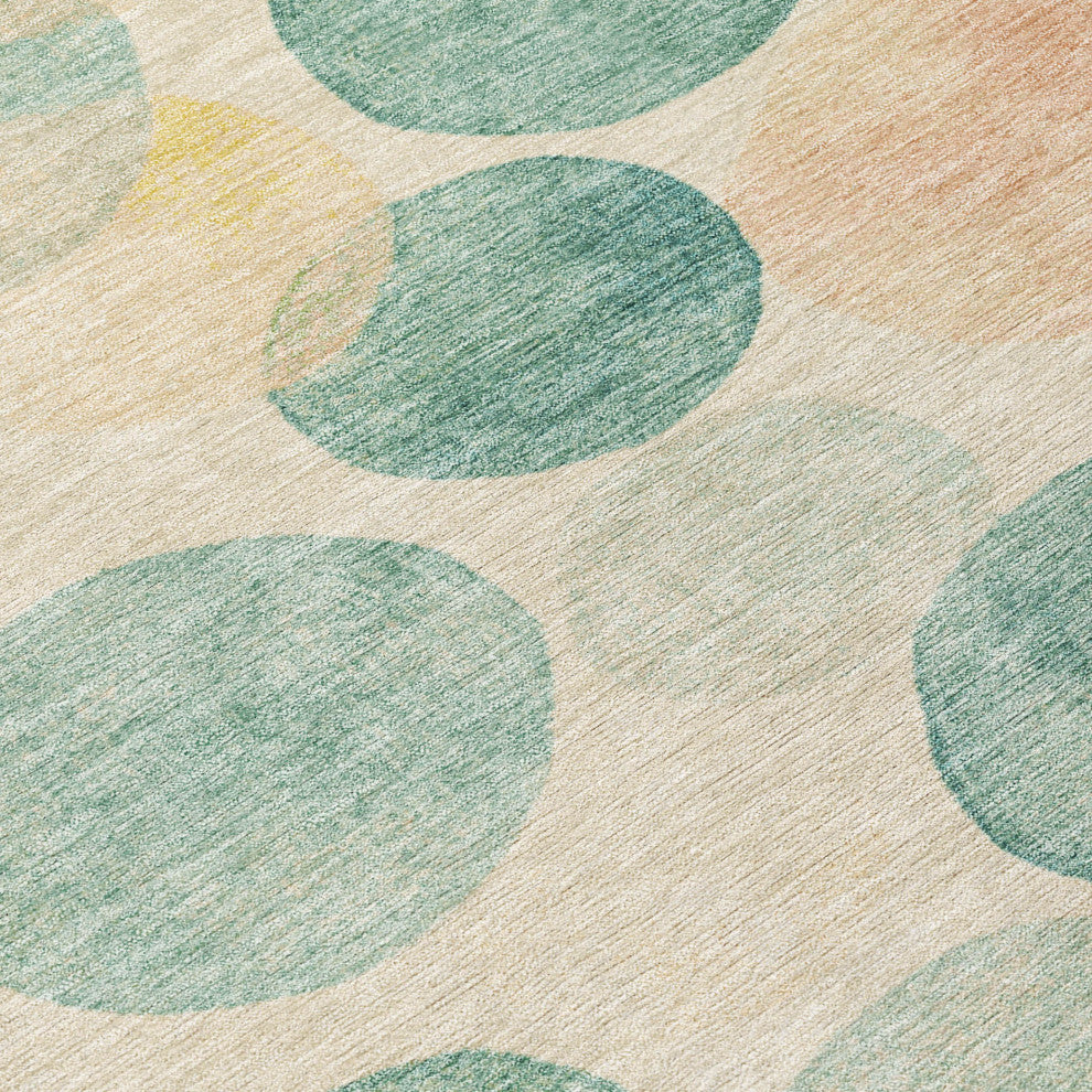 Machine Washable Indoor/Outdoor Chantille ACN1898 Teal 2'6" x 3'10" Rug
