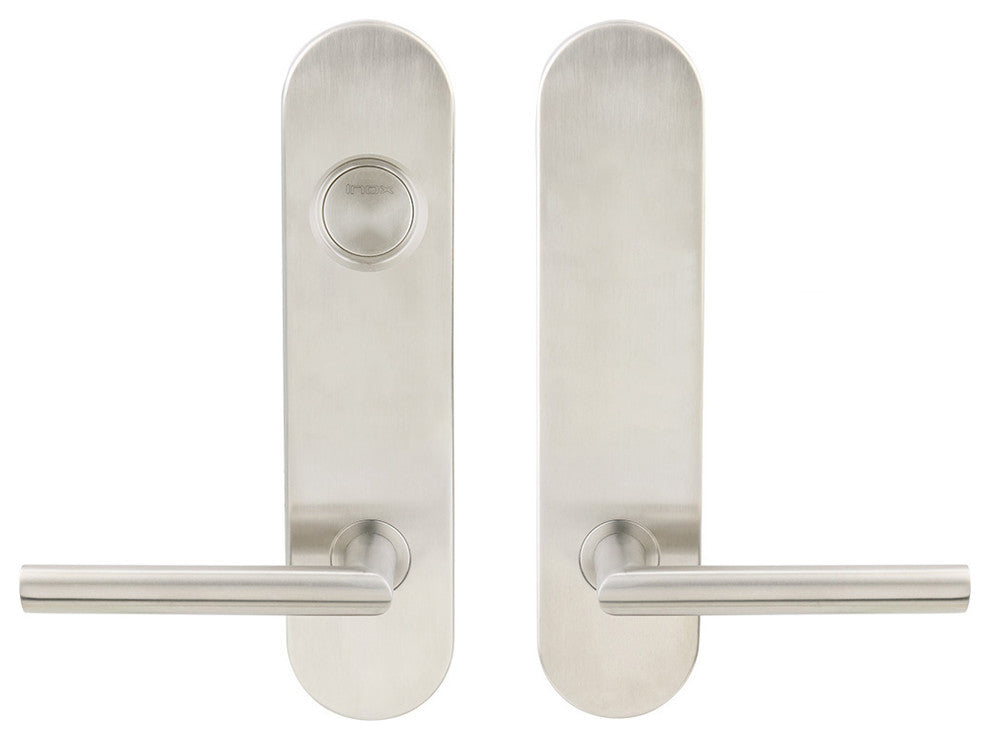Stockholm Lever, Tubular Dummy Entry With Dummy Cylinder, Left Hand