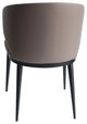 Modrest Caplan Modern Beige Leatherette Dining Armchair