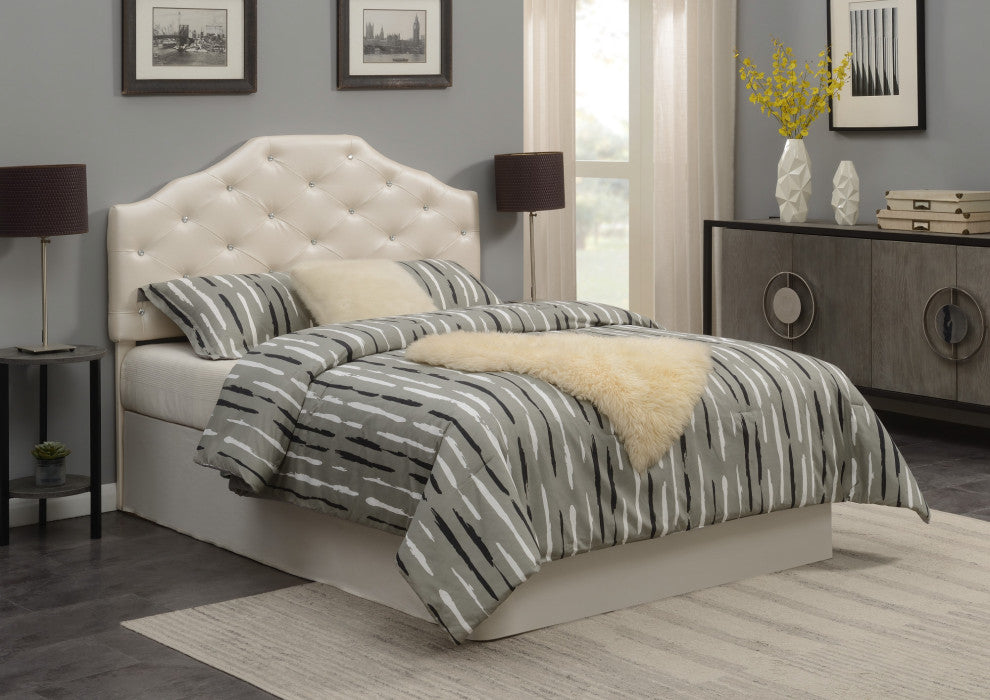 Dawson Queen Headboard Silver
