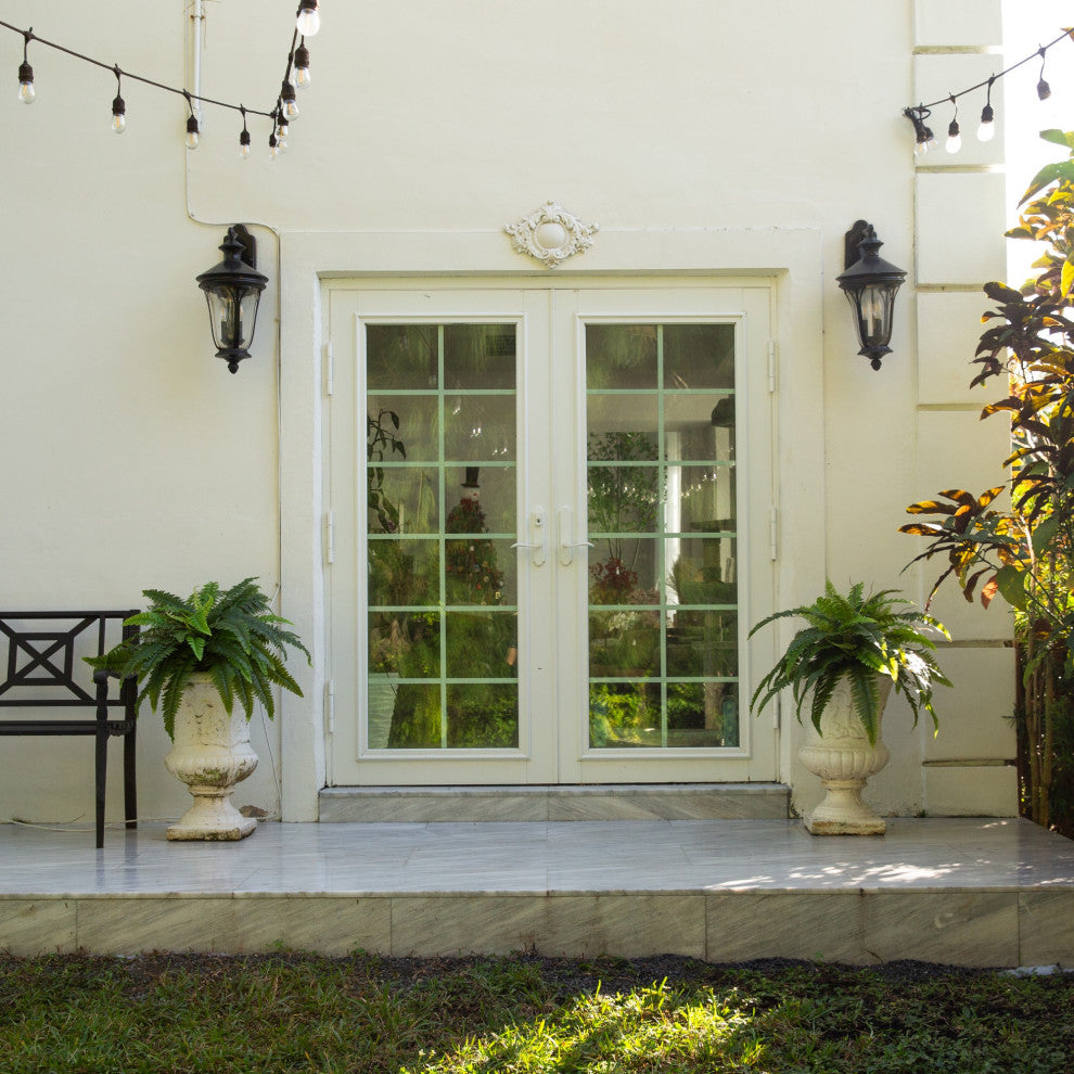 48" UV Resistant Artificial Boston Fern, Indoor/Outdoor Set of 2