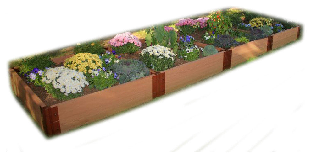 Tool-Free Classic Sienna Raised Garden Bed 4'x16'x11�, 2� profile
