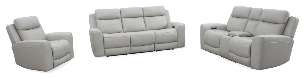 Parker Living Calgary Power Reclining Sofa, Loveseat and Recliner, Stone