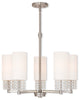 Carlisle 5-Light Chandelier, Brushed Nickel
