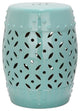Safavieh Lattice Coin Garden Stool, Robins Egg Blue