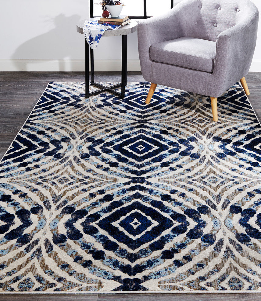 Weave & Wander Carini Rug, Dusk, 8'9" Round