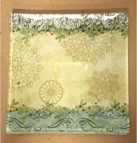 Snowflake Snack Plate