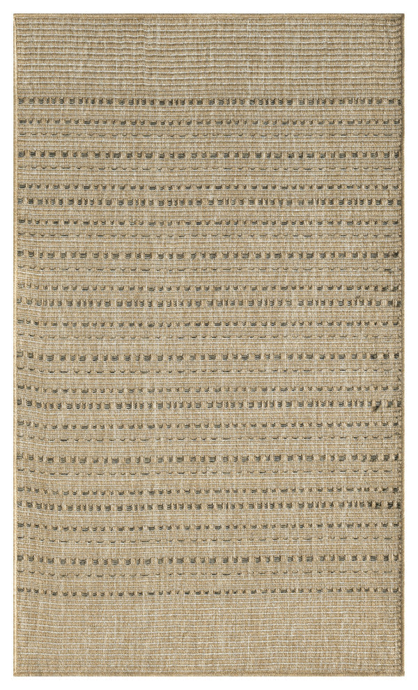 Nourison Tulum 2' x 3' Taupe Outdoor Rug