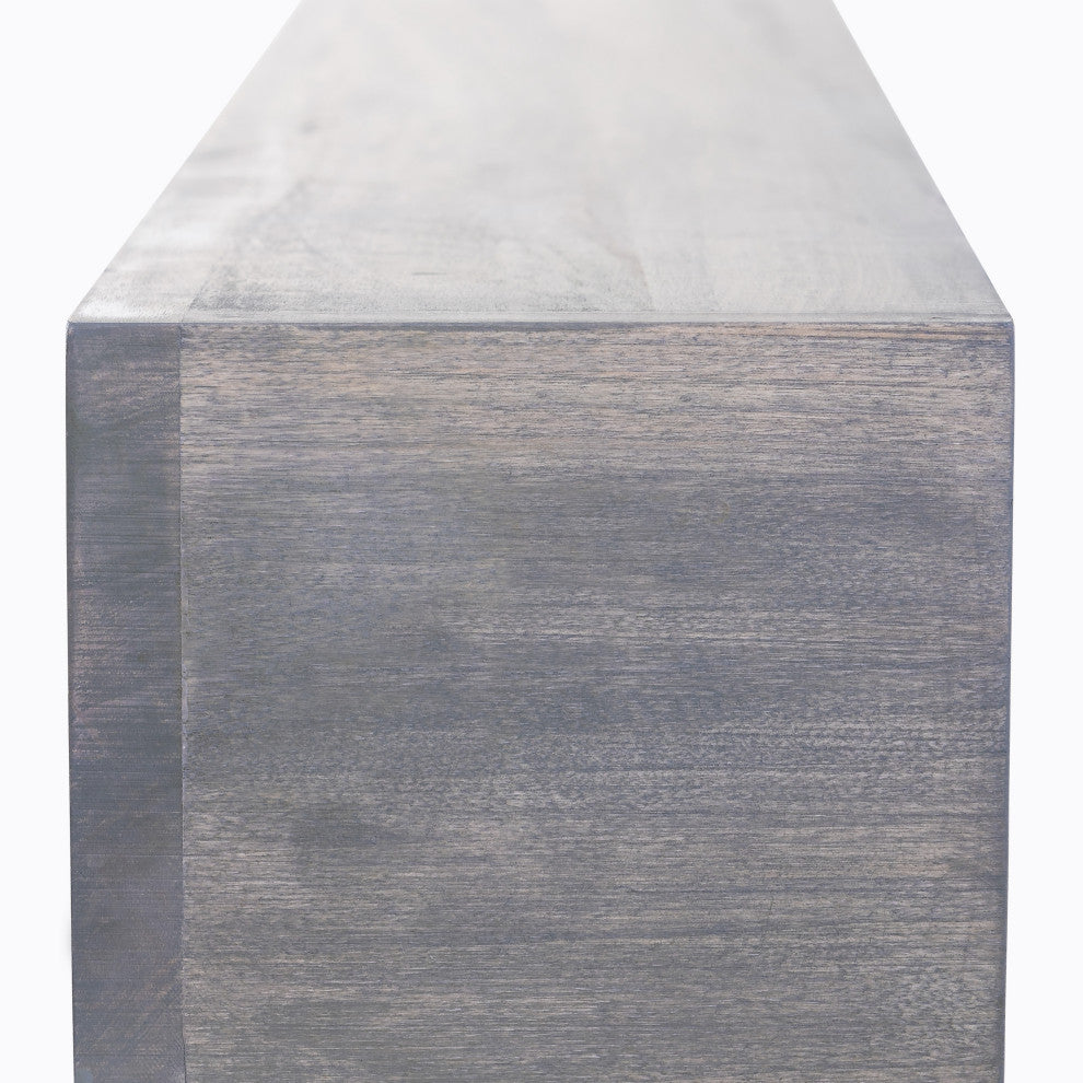 Modern Farmhouse Fireplace Mantels, Ash Gray, 48" L X 5.5" H X 6.25" D
