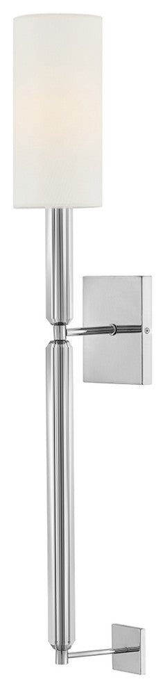 Hinkley Anika Large Single Light Sconce, Chrome