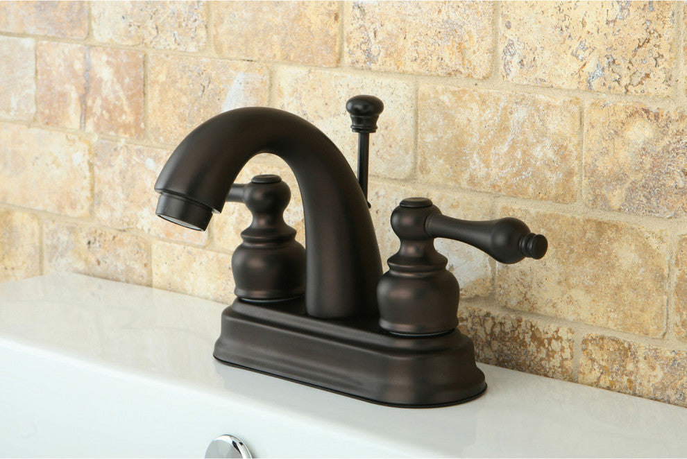 Kingston Brass 4" Centerset Bathroom Faucet, Oil Rubbed Bronze