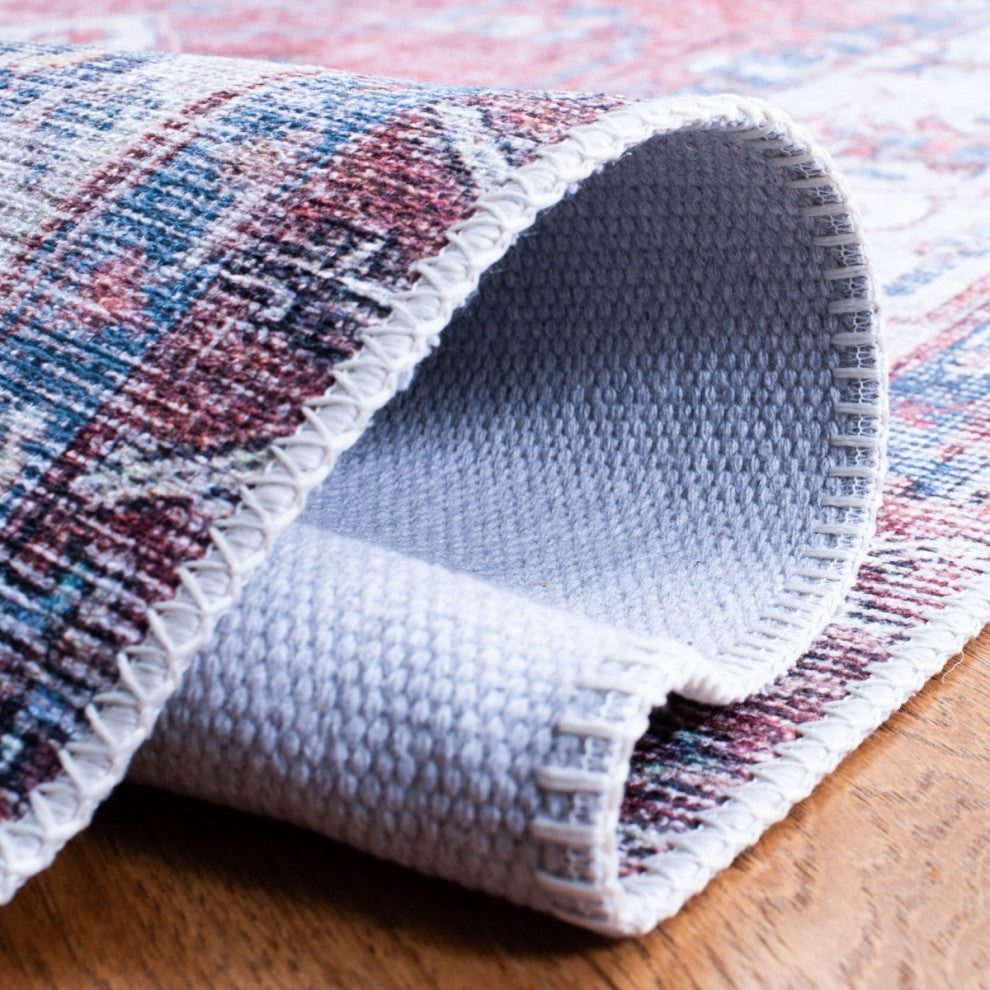Safavieh Serapi SEP355 Rug Machine-Washable, Red/Ivory, 9'x12'