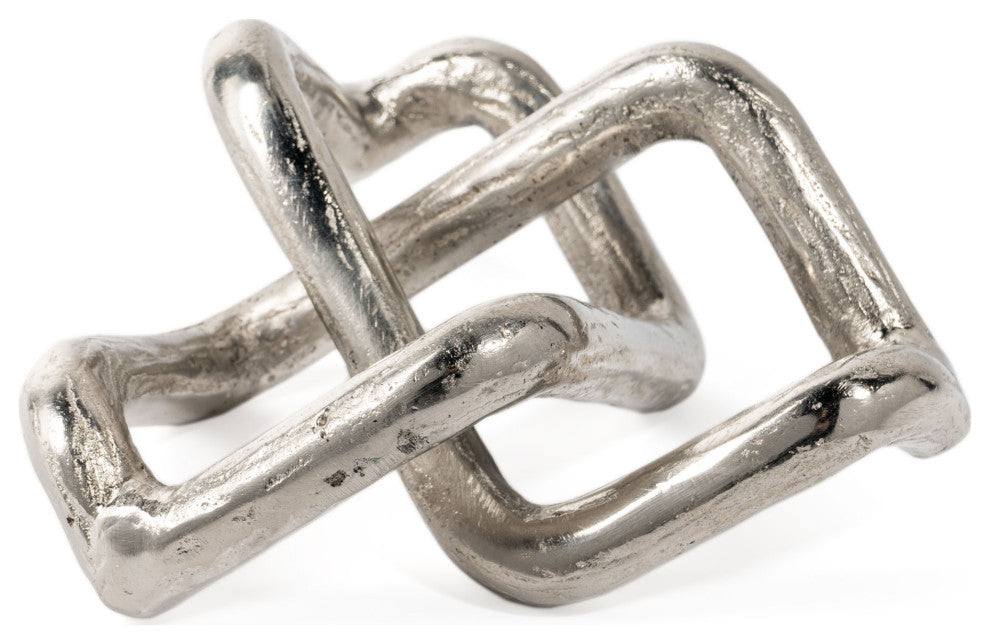 Constance Silver Knot Metal Sculpture