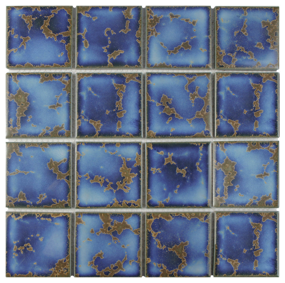 Channel Terra Azure Mega Square Porcelain Floor and Wall Tile