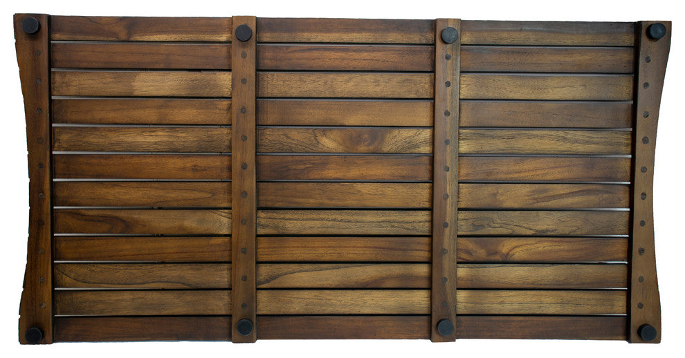 DecoTeak 40"x20" Teak  Shower Bath Floor Mat