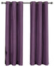 Single Soho Grommet Thermal insulated Blackout Panel, Purple, 42"x108"