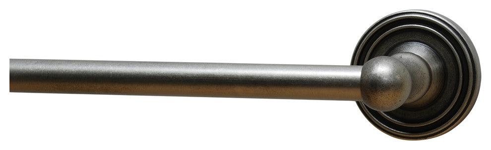 Bradford 18" Towel Bar, Aged Pewter