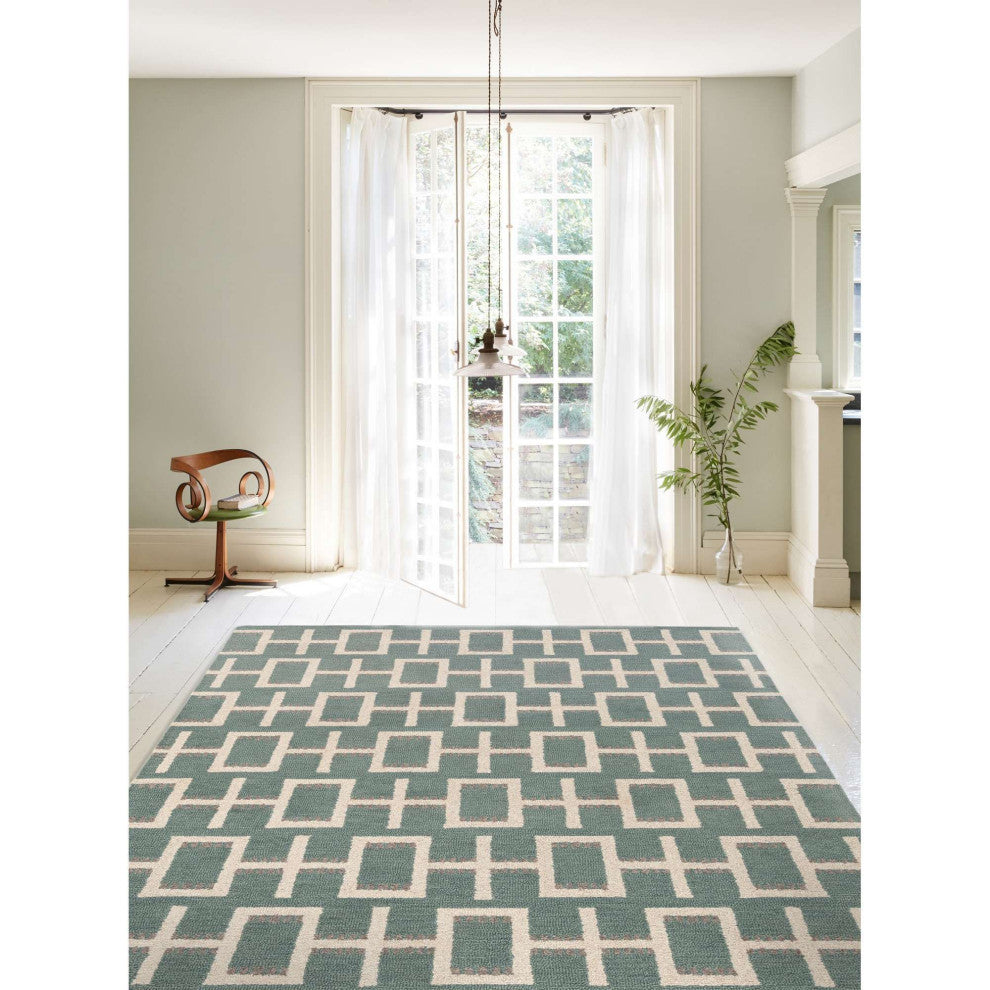 Freya Frida Area Rug, Green, 3'x5'