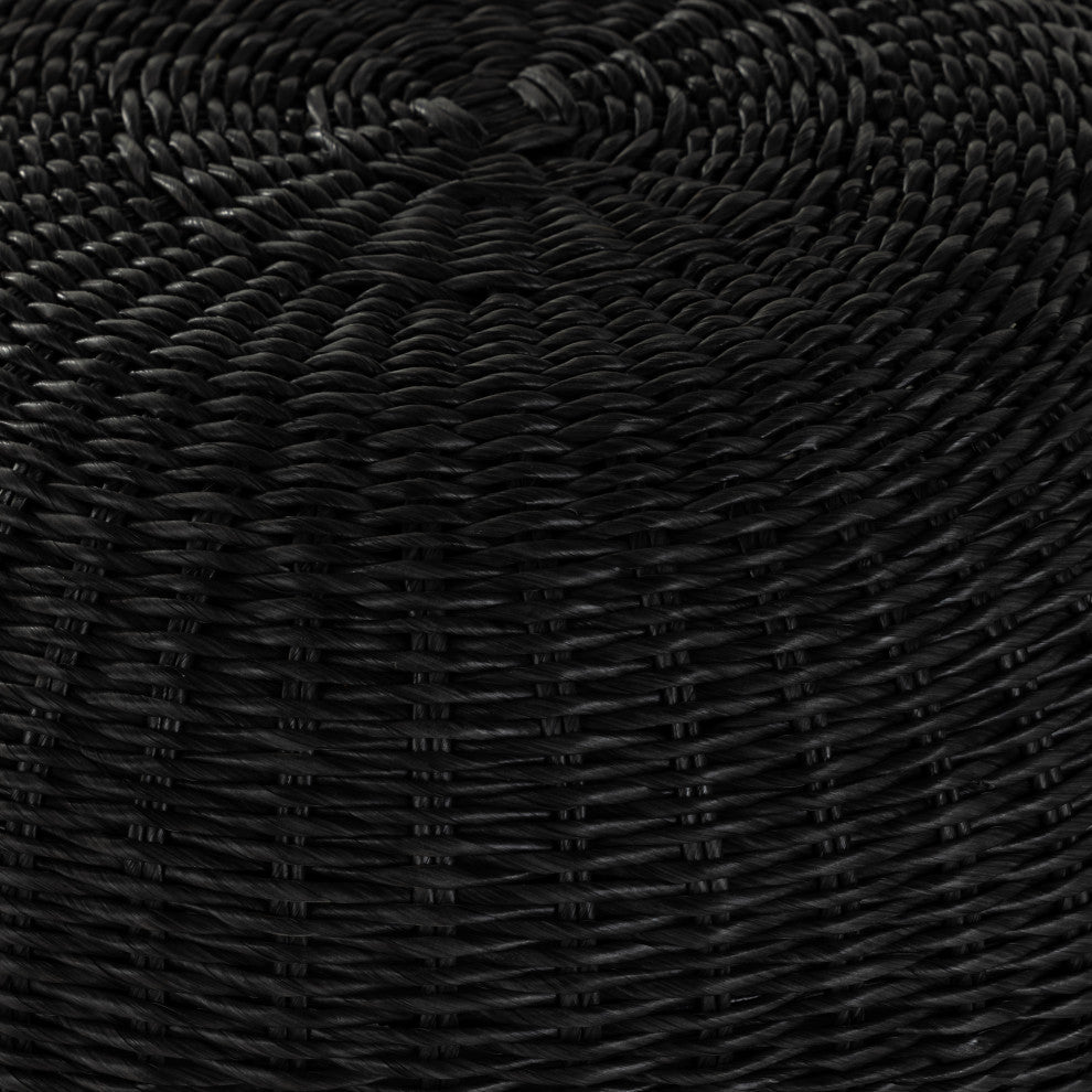 Phoenix Outdoor Accent Stool-Vntg Coal