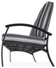 Belle Isle Cushion 3-Seat Outdoor Sofa, Sensory Granite/Black
