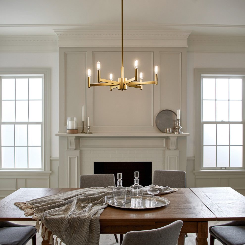 Kichler Erzo Six Light Chandelier 43859NBR